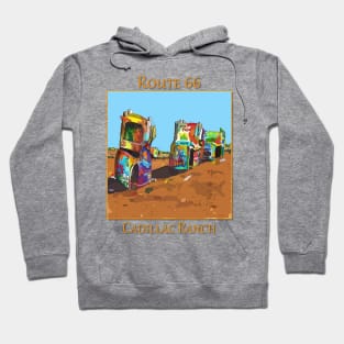 Cadillac Ranch, Route 66 Hoodie